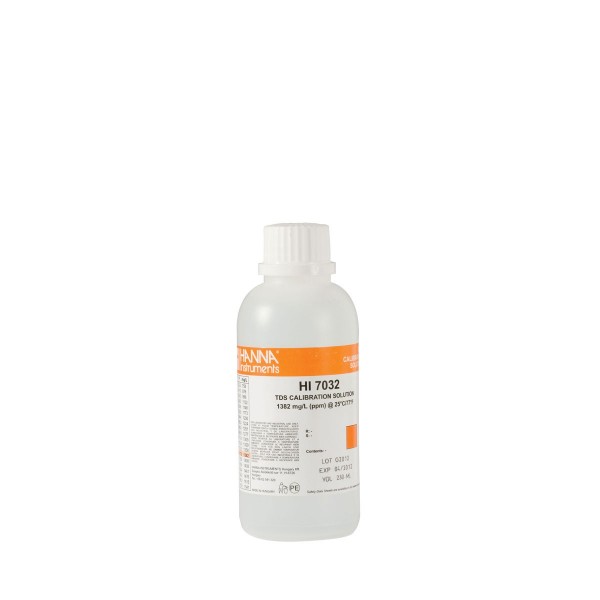 TDS-Kalibrierlösung, 1382 ppm (mg/l) 230ml