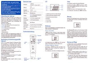 Redox/ºC-Tester Hanna HI98120, Bedienungsanleitung deutsch als PDF-Datei zum herunterladen und ausdrucken.